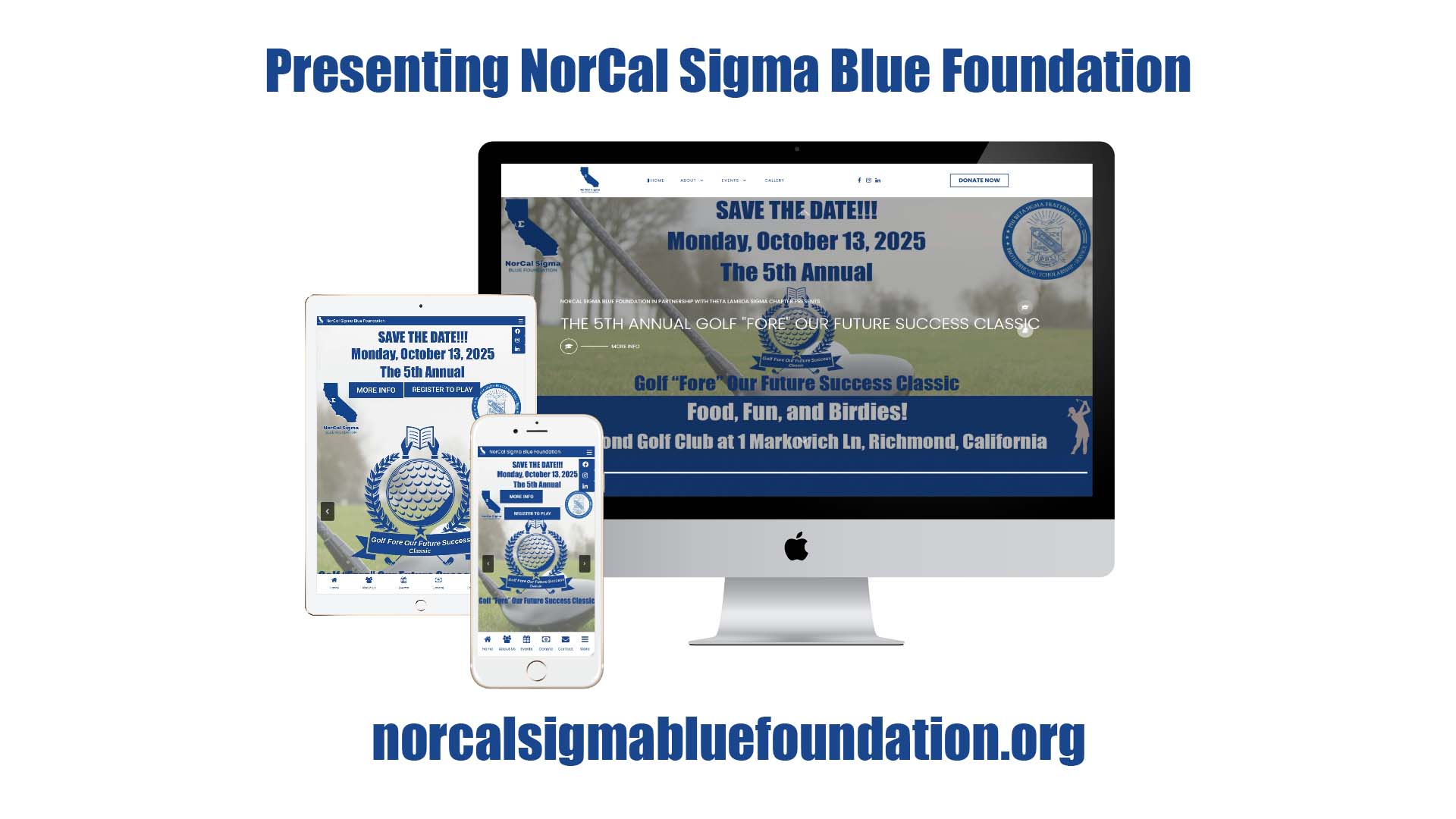 NorCal Sigma Blue Foundation website